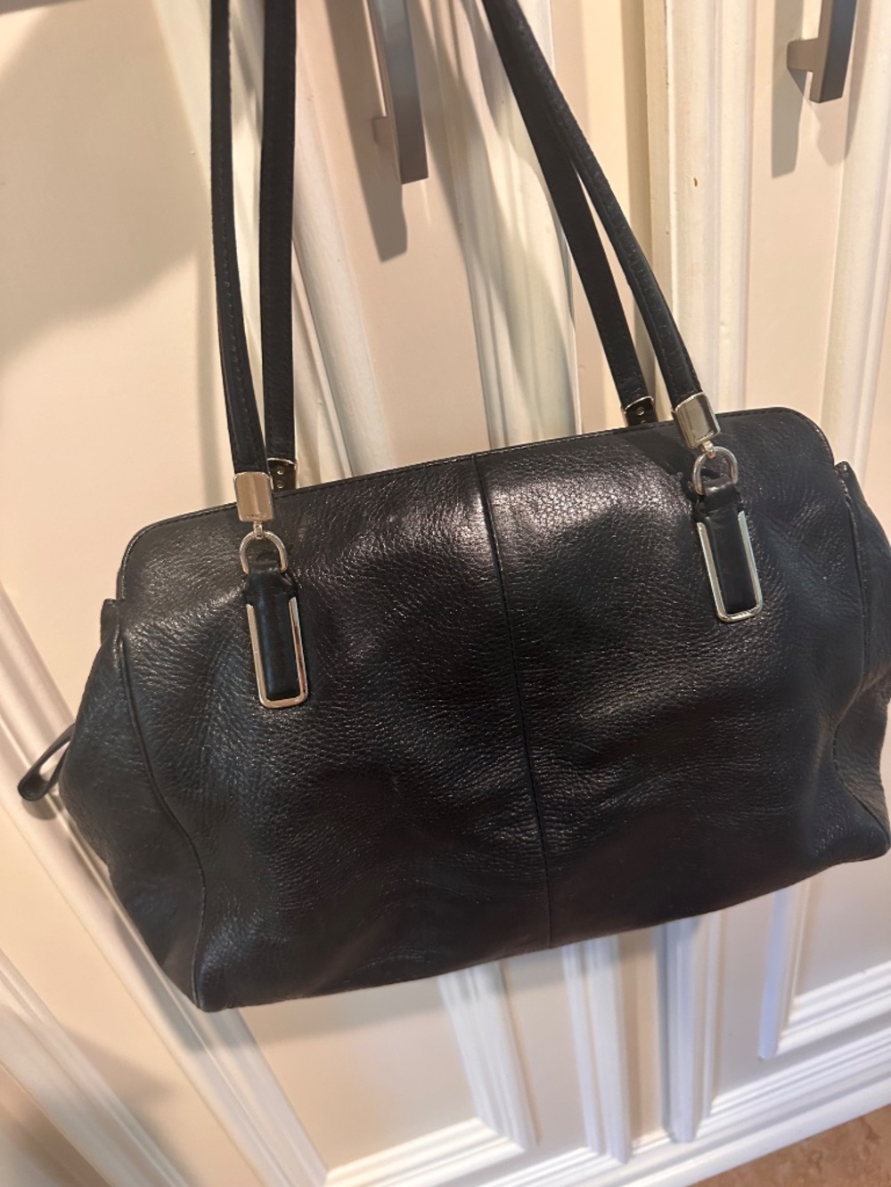 Coach bag black with nay inside - Picture 5 of 6